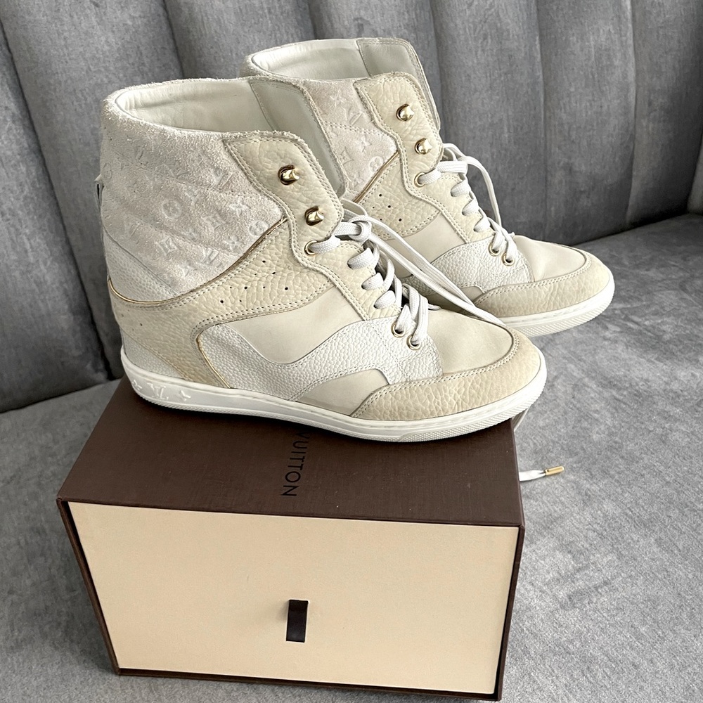 Louis Vuitton millennium sneakers wedge price to sell!